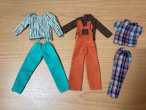 Sindy doll outfits 1970s - x3,