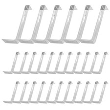  50 Pcs Glazed Tile Fixing Hook Stainless Steel Clips Roof Anchor Buckles