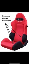 Alcantara seat bolster - alcantara,