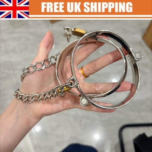 Bondage metal handcuffs - metal,