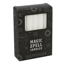 White happiness spell - white,