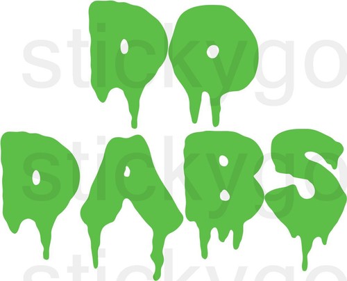 Dabs vinyl decal - vinyl, sticker