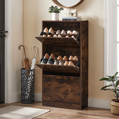 Slim shoe storage cabinet with - shoe,