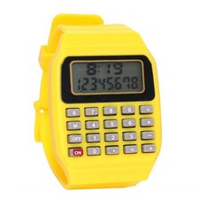 Calculator Watch Unsex Silicone Multi-Purpose Date Time KIDS Handheld PocketCalc