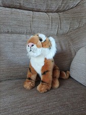 Twycross Zoo Plush Tiger Soft Toy 9” Great Condition Stuffed Animal 