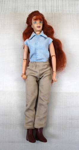 Retired breyer doll female red - breyer,