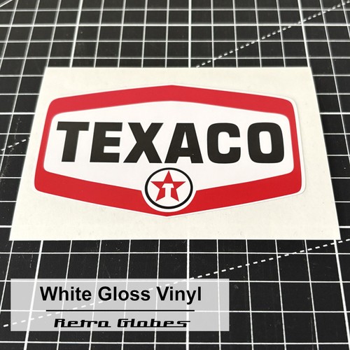 Texaco printed vinyl sticker - texaco,
