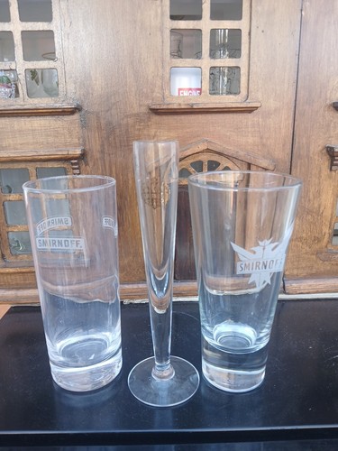Smirnoff pint glasses - smirnoff,