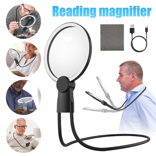 Wearable magnifying glass with - wearable,
