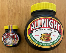 TONY LADD - ALLNIGHT (GIANT PARODY MARMITE JAR) - STERNS NIGHTCLUB - 1 OF 25 :)