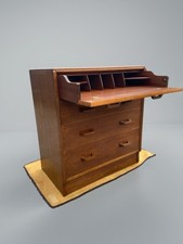 Vintage E. Gomme G-Plan Oak Writing Bureau Desk 1950s Mid Century Modern