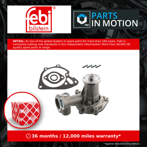 Water pump fits hyundai porter - fits,