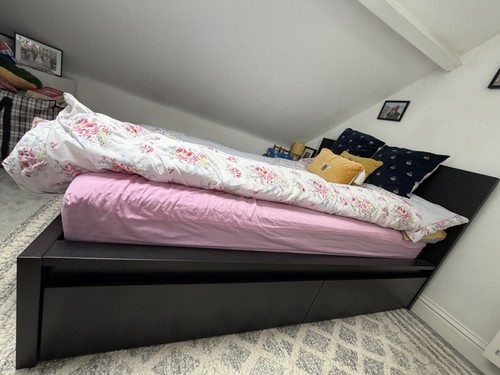 Ikea malm double - bed, frame