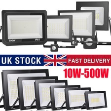 10-500W Watt LED Floodlight Spot Light Security Flood Lights Outdoor Garden Lamp