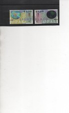 Australia Stamps 1995 Precious Stones- Opal set of 2 MNH