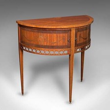 Antique Demi Lune Crystal