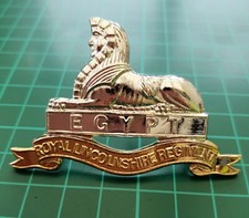 Royal Lincolnshire Regiment Anodised Cap Badge BB-392