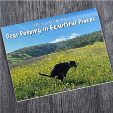 Dogs Pooping Calendar 2025 Dog