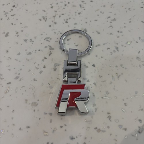 Line style keyring metal vw - style,