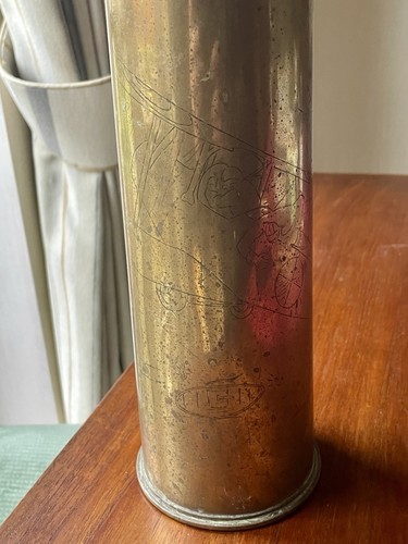 Rare ww1 trenchart 1917 - 10”,