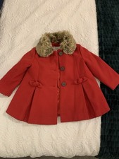 Girls Red Winter Coat 12-18m