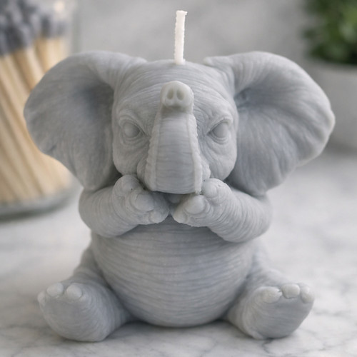 Nala elephant gray handmade - elephant,