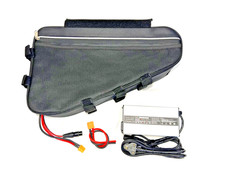 72v 29ah Triangle Li-ion Ebike Battery Electric Bike with 4a charger Soft Case