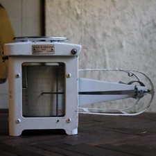 Mid-Century British Thermograph Chart Recorder — Remote-Bulb Sensor, White Enam