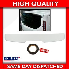 FOR FORD TRANSIT TOURNEO CUSTOM REAR TAILGATE DOOR SPORT SPOILER PRIMED 2012+ON