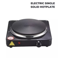 Electric Hotplate 1000W Portable Kitchen Table Top Cooker Stove Single Hot Plate