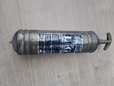 vintage brass lg fire extinguisher Empty 