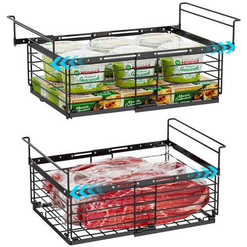 Freezer organizer bins - organizer,