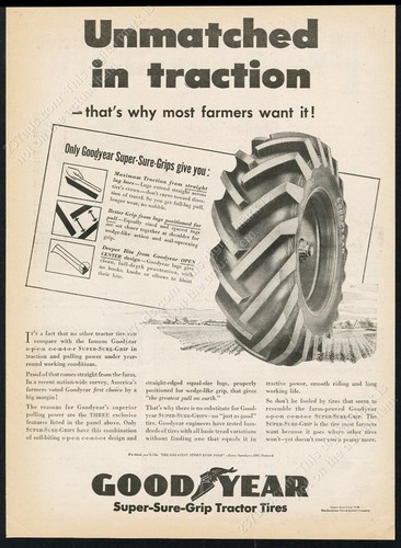 1950 goodyear super sure grip - goodyear,