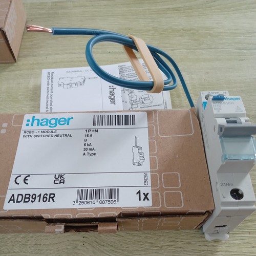 Hager adb916r 16a miniature - hager,
