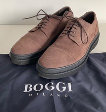 Boggi Brown Suede Leather