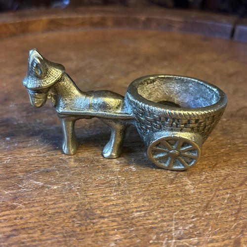 Vintage solid brass - donkey, and