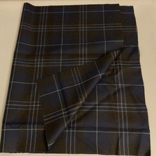 Water Of Life  Tartan fabric Medium Weight 100% Wool 87.5cm X 56.5cm