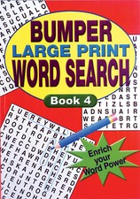 Bumper large print - bumper, word