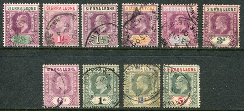 Sierra leone 1904 wmk mca - sierra,
