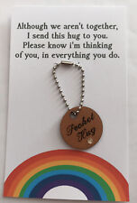 Mdf Pocket Hug small 30mm Approx copper Colour With Gem/Ball Chain Sold As Seen