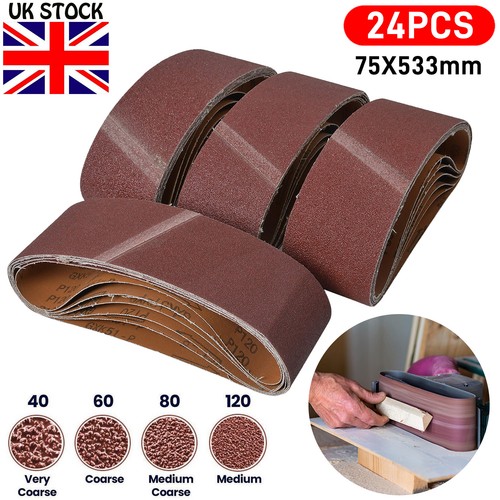 24x sanding belts - belts, x