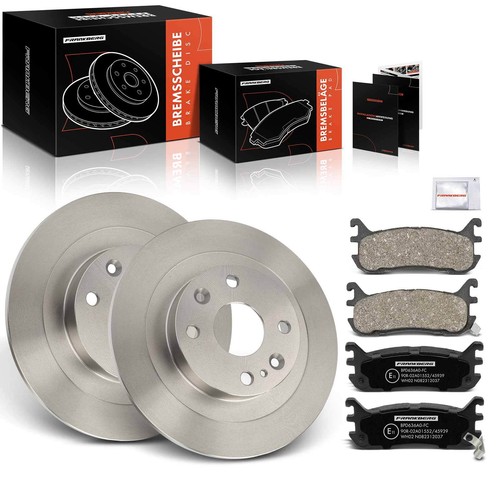 Rear brake rotors pads - brake,