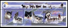 HUSKY DOG POSTAGE STAMP MINI