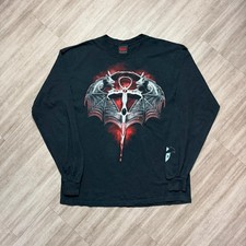 Vintage Spiral Direct Gothic Grunge Affliction Long Sleeved T Shirt Large