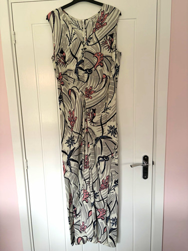 Jaeger silk floral - v-neck, midi