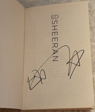 Grade A Book Hand Signed by Ed Sheeran - World Global Music Star + Verified COA