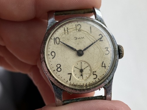 Vintage watch pobeda - vintage,