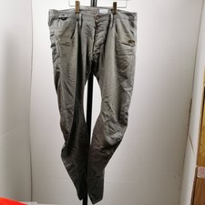 G-Star Riley 3D Men Grey Tapered Loose Stretch Jeans W38 L34