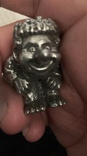 Vintage Pewter Troll Figurine “Troll Land” Fantasy Figure Collectible Ornament
