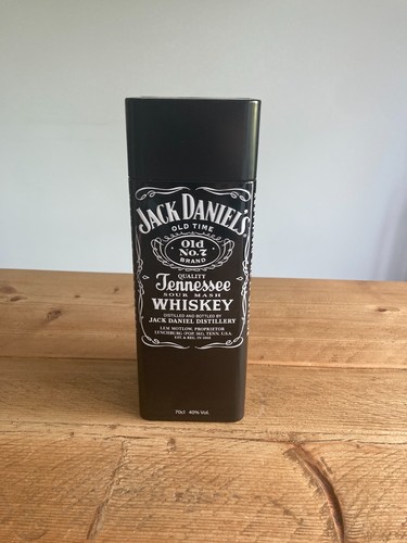 Jack daniels tin - jack, empty